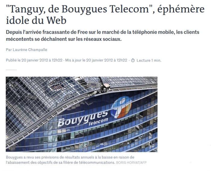 Tanguy Bouygues Telecom