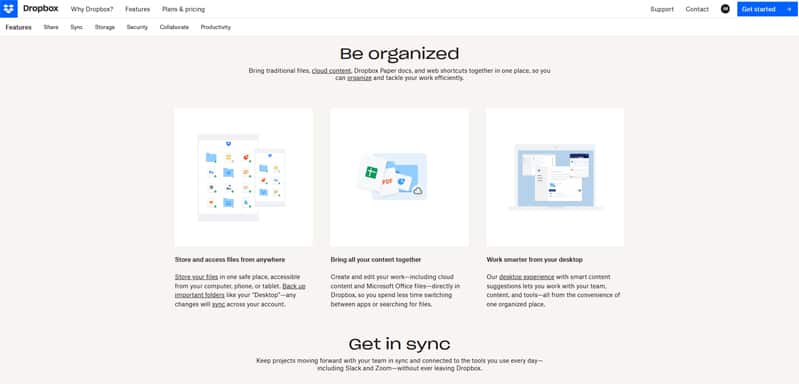 Dropbox WeTransfer