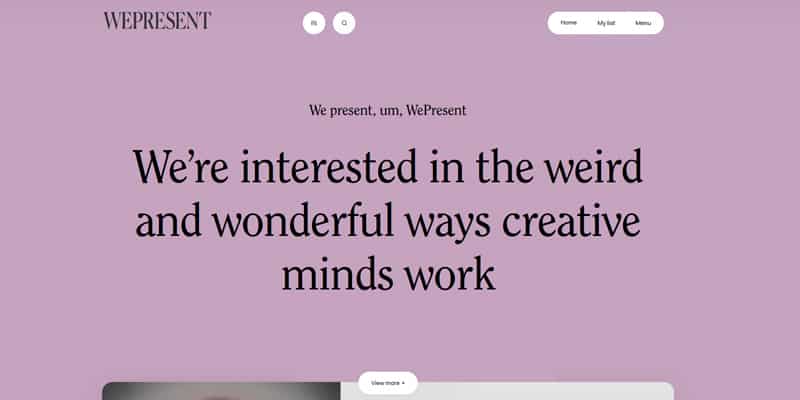 WePresent WeTransfer