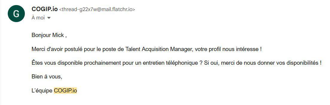 exemple mail proposition entretien 1